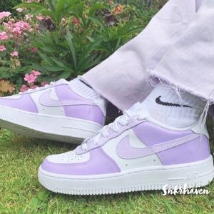 Nike Purple Air Force 1s🌸